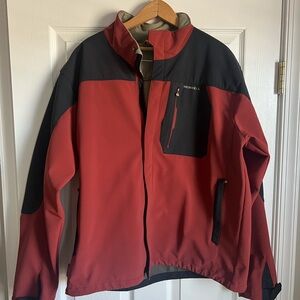 Merrell Brick Red and Black Men’s jacket GUC size Xl